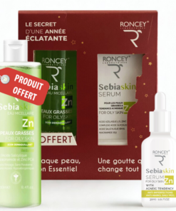 RONCEY COFFRET SEBIASKIN SERUM VISAGE ANTI ACNE 30ML+EAU MICELLAIRE PEAU GRASSE 250ML (OFFERT) RONCEY LABORATOIRES